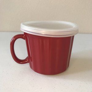 Good Cook Ceramic 18 Ounce Soup Dish, Red
